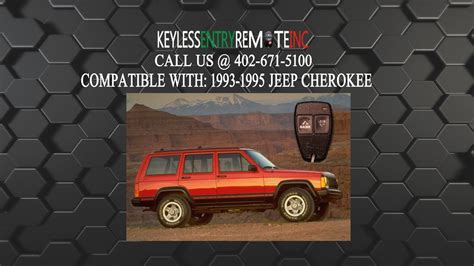 Maybe you would like to learn more about one of these? How To Replace Jeep Cherokee Key Fob Battery 1993 1994 1995 - YouTube