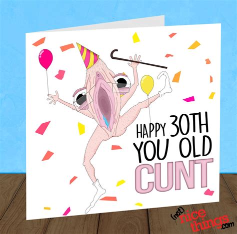 Old C Rude 30th Birthday Card Funny 30th Cards For Him For Etsy