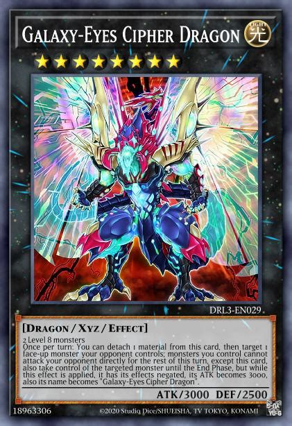 Galaxy Eyes Cipher Dragon Yu Gi Oh Cards Out Of Cards
