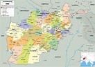 Large size Political Map of Afghanistan - Worldometer