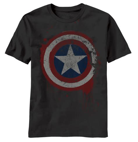 Marvel Captain America Freedom From Fear T Shirt First Person Clothing