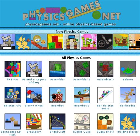 Physicsgames Play Physics Based Games Online