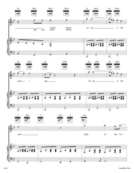 Long Black Train By Josh Turner Digital Sheet Music For Download And Print H0251549 58032