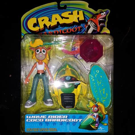 Crash Bandicoot Wave Rider Coco Bandicoot Figure Lagoagriogobec