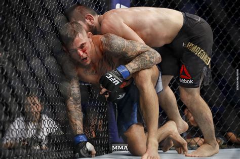 Dustin Poirier Praises Khabib Nurmagomedovs Grappling Dominance ‘his Feet Are Like Hands