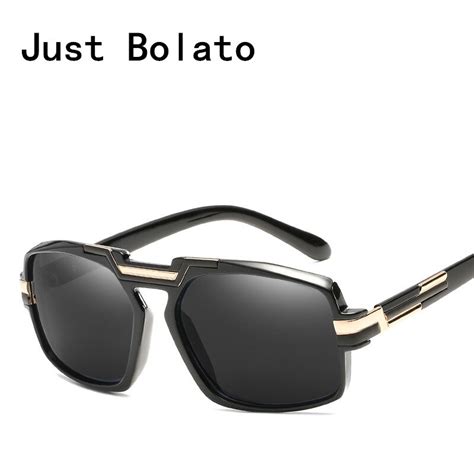 new fashion luxury retro caza square sunglasses men brand designer clear lens women sunglasses