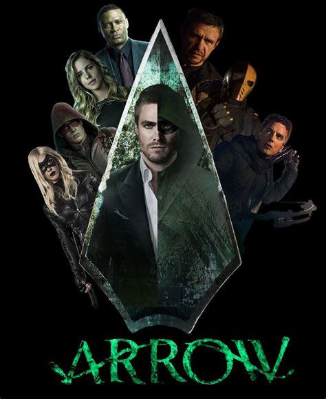 The Arrow Logoposter Fan Made Green Arrow Arrow Tv Series Arrow Tv
