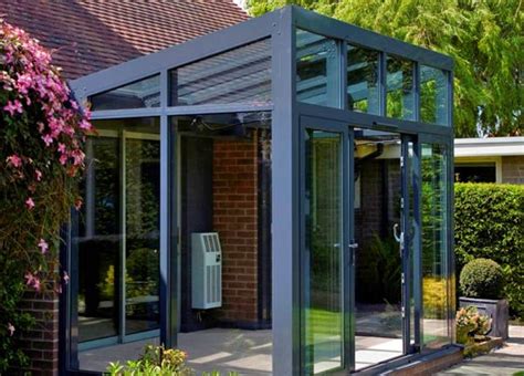 Reverse Lean To Conservatory Design Wall Pergola Rustic Pergola