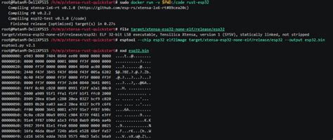 This could be slow and several features weren't available. Containerized builds for Rust on the ESP32 - DEV
