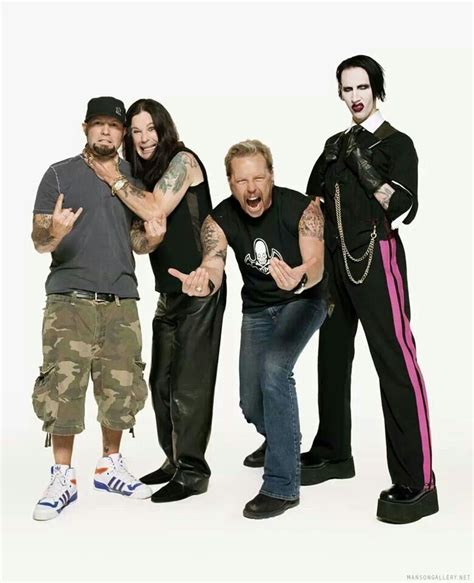 Fred Durst Ozzy Osbourne James Hetfield Marilyn Manson Heavy Metal
