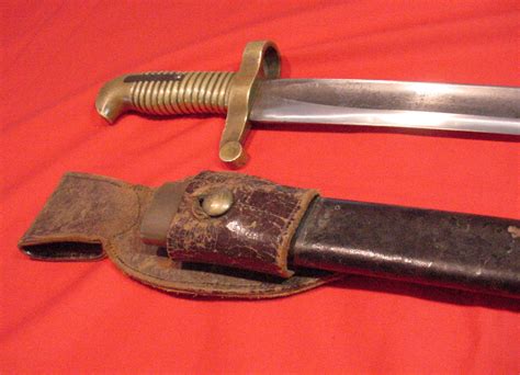 U S Civil War Sword Saber Bayonet Scabbard And Frog Ebay