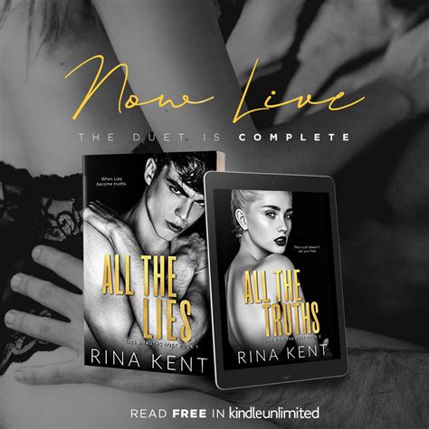 I Love Romance: NEW RELEASE: ALL THE TRUTHS (LIES AND TRUTHS DUET) BY RINA KENT