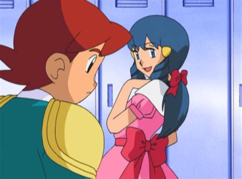 Dawn Teasing Kenny In A Flirty Way Making Him ♡ Pokémon Shipping