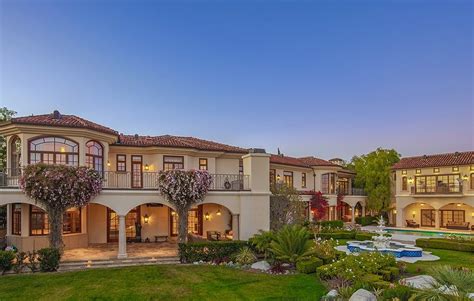 16 Million Mediterranean Mansion In Los Angeles Ca