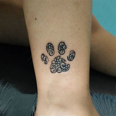 60 Tattoos Perfect For Any Animal Lover Pawprint Tattoo Print