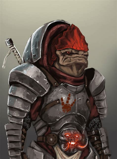 Fantasy Redesigned Krogan Mass Effect By Fonteart On Deviantart