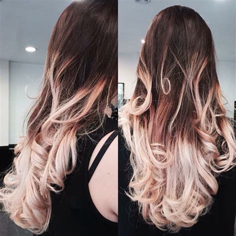 Ombré Platine Tie And Dye Avy Ponytail Hair Cuts Make Up Long