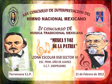 Zona Escolar 058 Concurso De Himno Nacional Mexicano