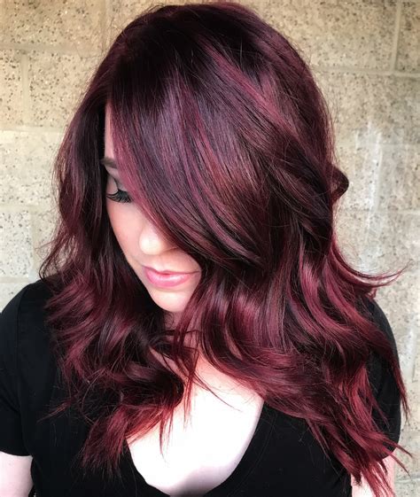 47 Burgundy Hair Colors And Styles Background Splat Hair Color