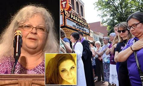 Memorial Held For Charlottesville Victim Heather Heyer Daily Mail Online