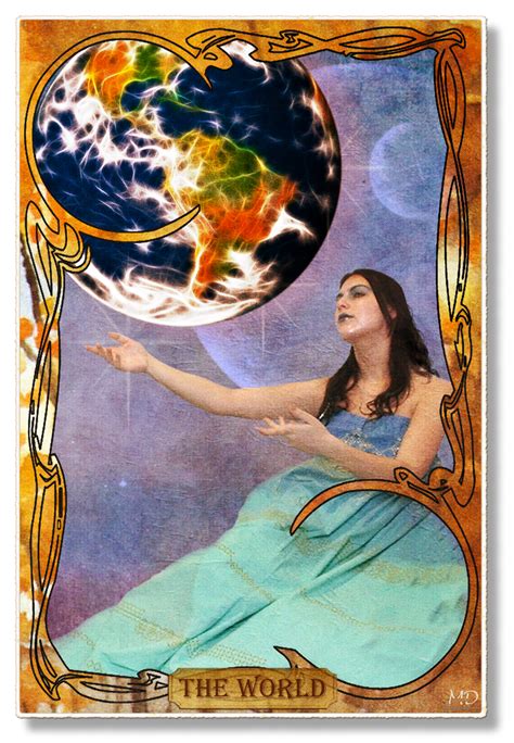 The World Tarot Card By Miha3lla On Deviantart