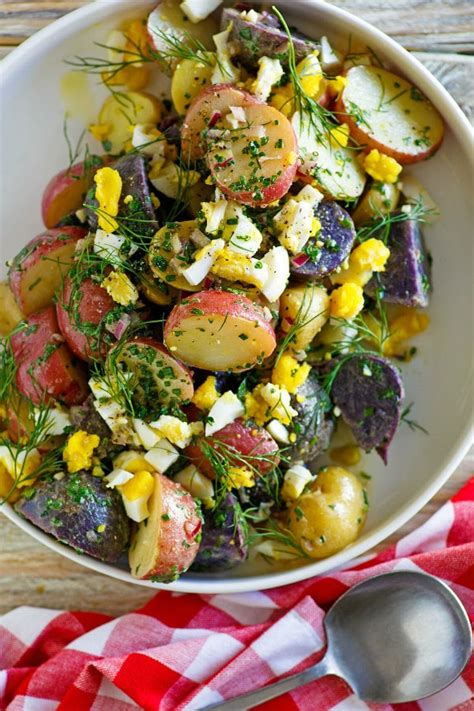 Red White And Blue Potato Salad Recipe Girl