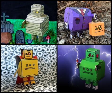 Diy Instructables Robot Halloween Papercrafts Instructables