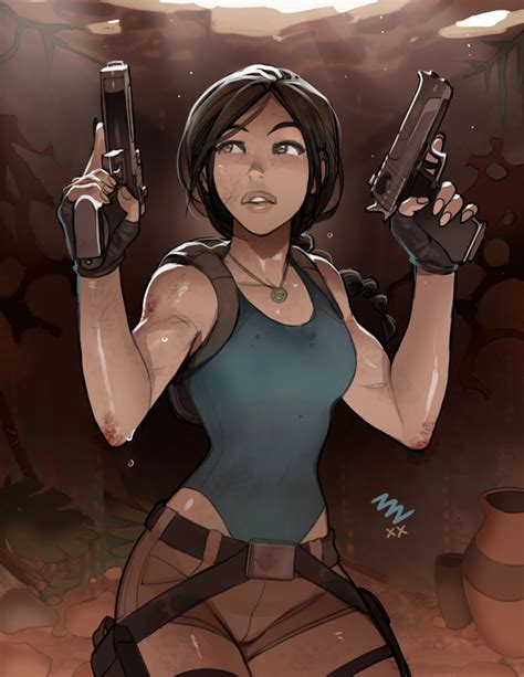 Lara Croft Tomb Raider Drawn By Vashperado Danbooru
