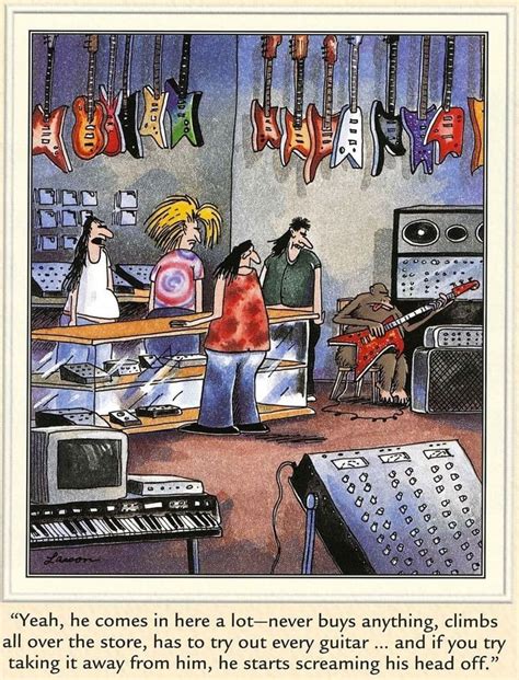 Yeah He Comes In Far Side Cartoons Gary Larson