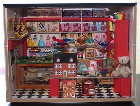 Toyshop Room Box Miniatures Dolls House Shop Barbie Diy Accessories