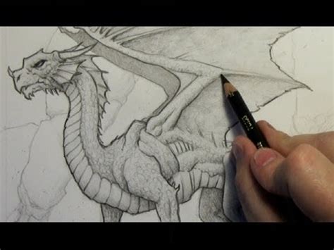Step by step instruction of how to draw a dragon. How to Draw a Dragon: Step-By-Step (Narrated Version ...
