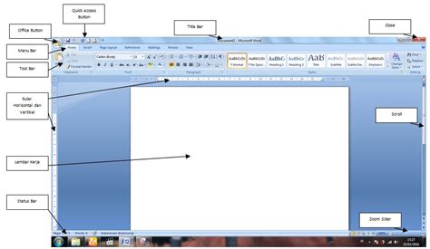 Tutorial Ms Office Bagian Bagian Lembar Kerja Microsoft Excel The
