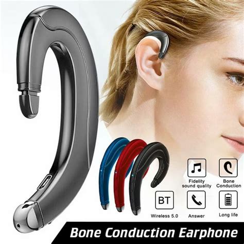 Bluetooth V50 Bone Conduction Earphone Single Earphone Sport Stereo