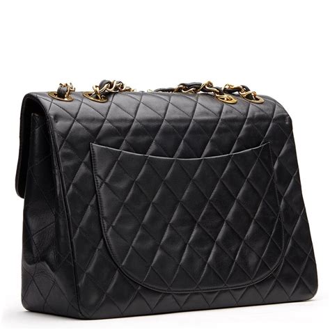 Chanel Maxi Jumbo Xl Flap Bag 1994 Hb906 Second Hand Handbags