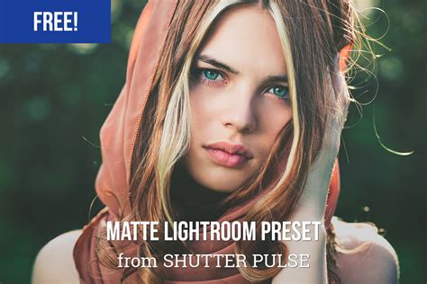 Among all the types of photography, portraiture can be the most demanding. Free Matte Lightroom Preset - Shutter Pulse