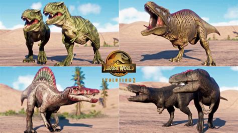 New Jpog Mod All 25 Epic Dinosaurs Intro In Jurassic World Evolution 2 Trex Spinosaurus And