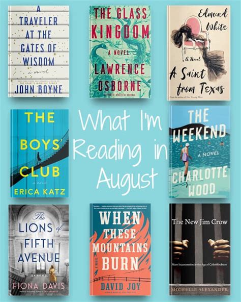 What Im Reading In August The Gilmore Guide To Books