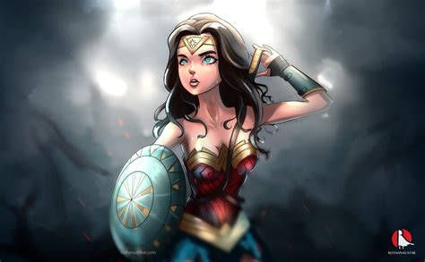 1024x768 Wonder Woman Cartoon Artwork Wallpaper 1024x768 Resolution Hd 4k Wallpapers Images
