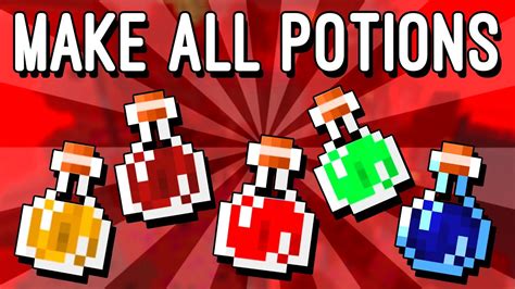 How To Make Every Potion In Minecraft Complete Minecraft Brewing Guide