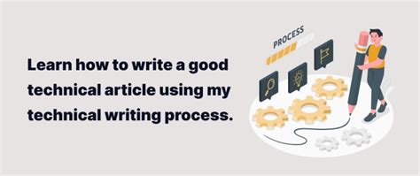 Technical Writing Process How To Write A Good Technical Article Dev