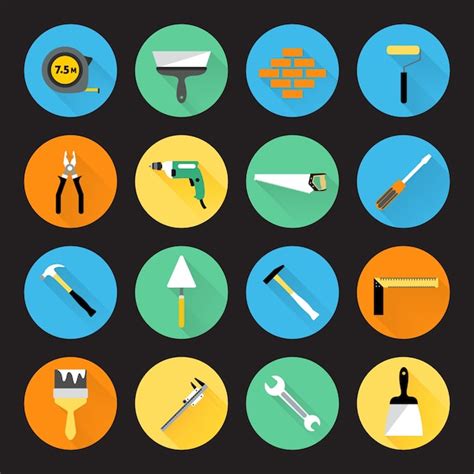 Free Vector Tool Icons Collection