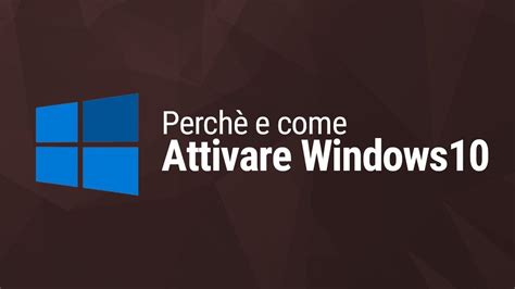 Come Attivare Windows 10 A 12€ E PerchÈ Farlo Youtube