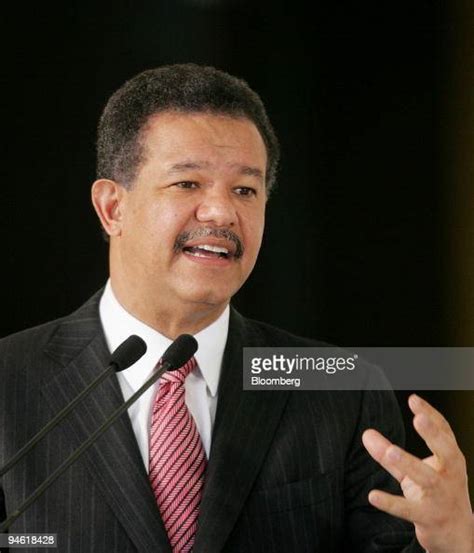 Leonel Fernandez President Of The Dominican Republic Speaks During News Photo Getty Images