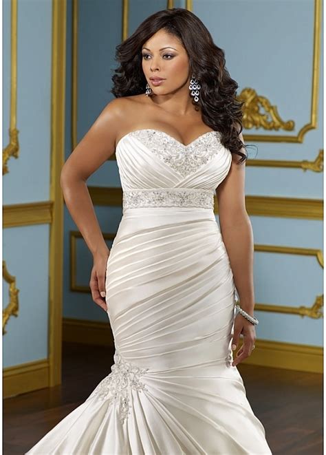 Few women have anything in their wardrobe that is perfect for going to a wedding. Wedding Dresses for the Full-Figured Bride | eWedding