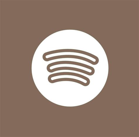 Beige Spotify App Icon App Icon Iphone Icon Icon