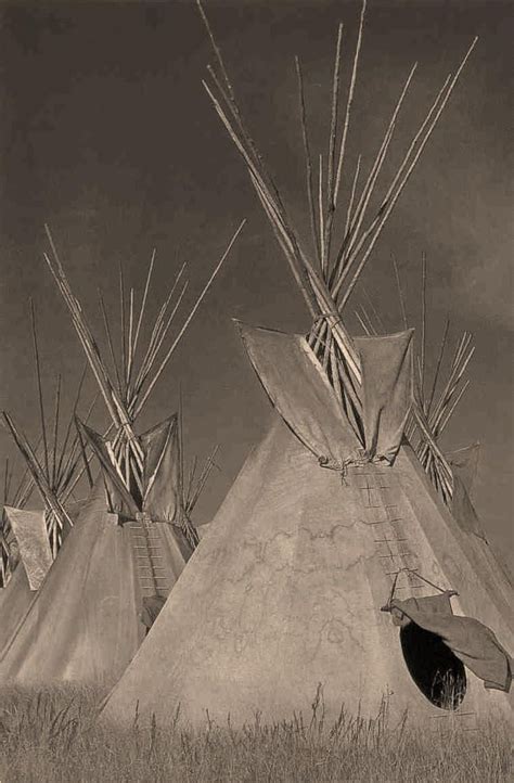 Native American Tipi As It Once Was In Honor Of The Indigenous