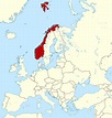 Grande mapa de ubicación de Noruega en Europa | Noruega | Europa ...