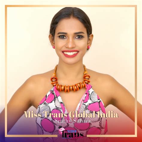Miss Trans Global On Twitter Congratulations To Sruthy Sithara On Winning Miss Trans Global