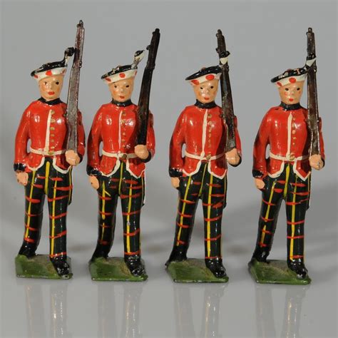 Britains Royal Scots Lead Toy Soldiers From Pre War Set 212 Toy