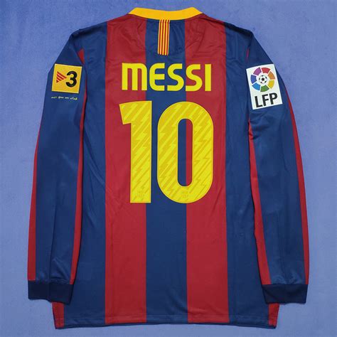 Vintage 10 Messi Jersey 2010 2011 Barcelona Jersey Long Etsy